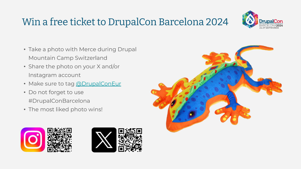 Drupalcon Barcelona Win a free ticket