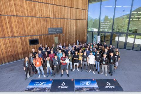 Drupal Mountain Camp 2022 Group Picture by Patrick Itten