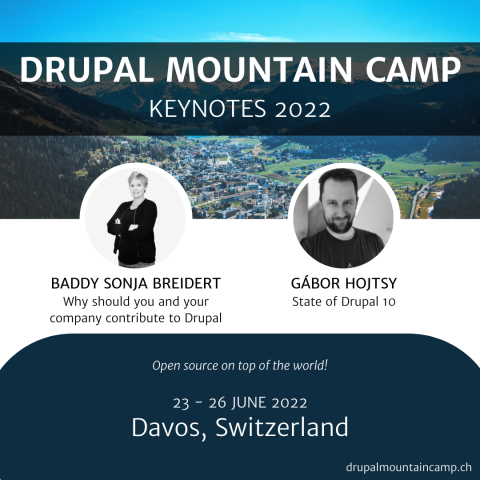 Drupal Mountain Camp 2022 keynotes