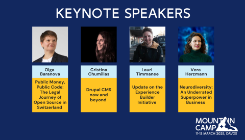 Drupal Mountain Camp Keynote Speakers